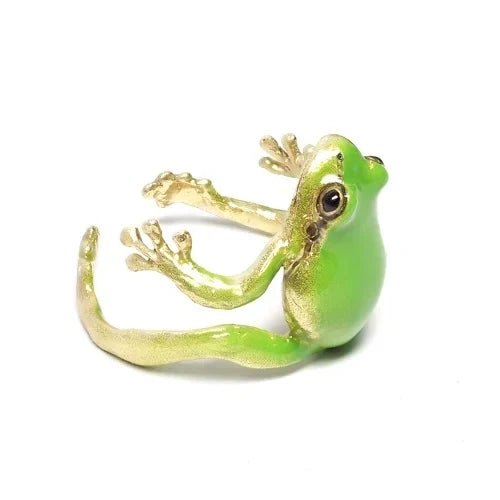 Latest - tree Frog Ring - Corner Cutie